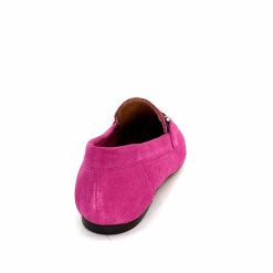 Ivoire0209b Ivoire 12807 Daim Fuchsia Mocassins