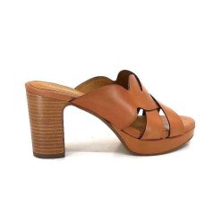 Ivoire0399a Ivoire 6080 Cuir Cuoio Mules