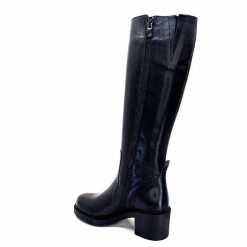 398-ivoire Ivoire 5282 Livv Cuir Noir Bottes