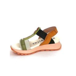 Hispanitas Hispanitas Chv 243308 Cuir Vert Orange Plateformes