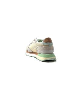 No Name No Name Mia Jogger Daim Textile Beige Pastel Vert Baskets