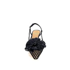 chantal Chantal 2211 Textile Noir Raffia Noir Escarpins