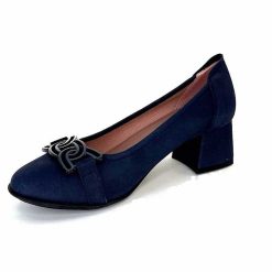 Sabrinas Sabrinas 95101 Cuir Bleu Marine Ballerines