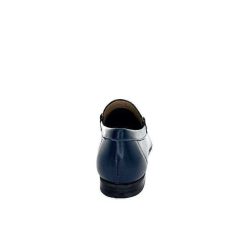 Ivoire0236a Ivoire 54564Dl Cuir Bleu Marine Mocassins