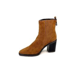 Ivoire0104a Ivoire 46112 Daim Cognac Bottines