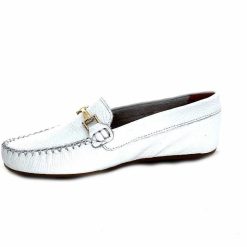 Ivoire0209b Ivoire 12052 Cuir Blanc Mocassins