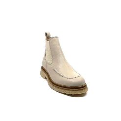 bline Ivoire 3-40104 Cuir Dark Beige Bottines