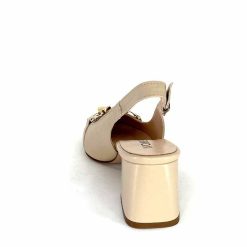 Ivoire0352 Ivoire K292 Milano Cuir Creme Escarpins