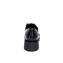 Ivoire0130a Ivoire 1M4158 Cuir Vernis Noir Mocassins