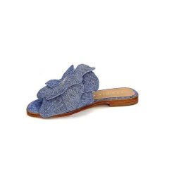 Ivoire0467a Fiorina S189714 Textile Denim Mules