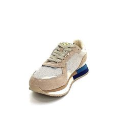 No Name No Name Mia Jogger W Daim Beige Bleu Baskets