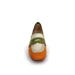 Hispanitas Hispanitas Chv 243277 Cuir Beige Orange Vert Mocassins