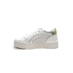 Liu.Jo Liu.Jo Ba4039 Cuir Blanc Dore Baskets