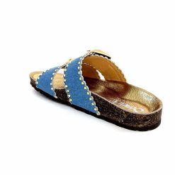 ciucani enrico Semerdjian Arona Textile Bleu Jeans Mules