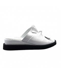 Ivoire-354 Ivoire 107 911 Cuir Blanc Mules