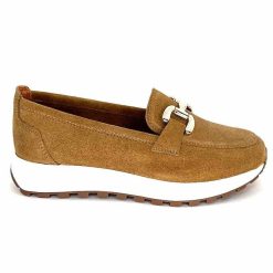 Ivoire0209b Ivoire 12875 Daim Taupe Mocassins