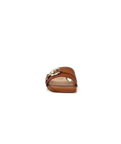 Ivoire0346a Ivoire 22682 Cuir Marron Mules