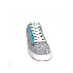 GioPiu Gio+ Vitto Daim Gris Strass Multicolore Baskets