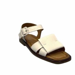 Ivoire0401a Ivoire 500.4314 Cuir Creme Sandales