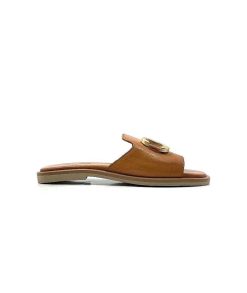 382-ivoire Ivoire Tml 27 Cuir Coconut Mules