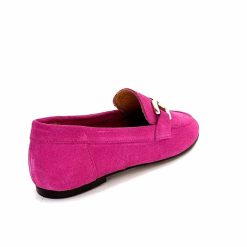 Ivoire0209b Ivoire 12807 Daim Fuchsia Mocassins