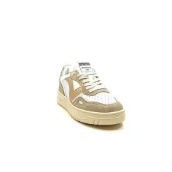 Victoria Victoria 12571119 Cuir Blanc Daim Beige Baskets