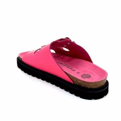 genuins factory s.l Genuins G105681 Cuir Fushia Mules