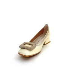 Hispanitas Hispanitas Hv 243406 Cuir Vernis Creme Ballerines