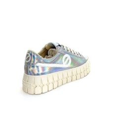 No Name No Name Play Sneaker W Cuir Argent Irise Baskets