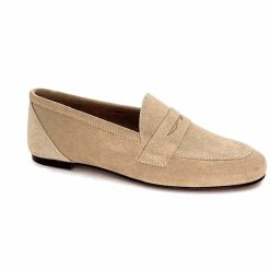 Ivoire0209b Ivoire 10648 Daim Beige Mocassins