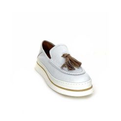 XSA Xsa 9863 Cuir Bianco Mocassins