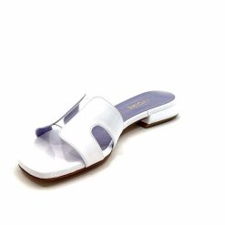 Ivoire0248 Ivoire 5237 Vernis Blanc Mules