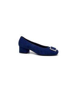 Requin Reqins Karisse Daim Bleu Ocean Ballerines