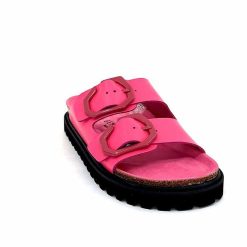 genuins factory s.l Genuins G105681 Cuir Fushia Mules