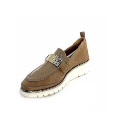 XSA Xsa 9977 Cuir Vernis Daim Beige Mocassins