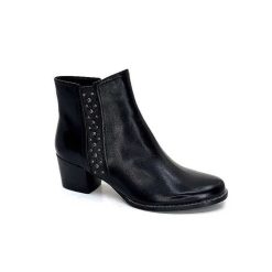 Regarde Le Ciel Regarde Le Ciel Isabel 56 Delice Cuir Noir Bottines