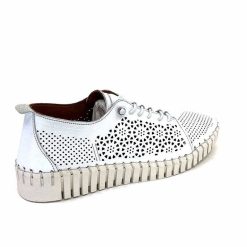 384-ivoire Ivoire Hy2020 Cuir Blanc Baskets