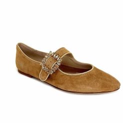 Ivoire0532 Ivoire H447 Sf28 Daim Camel Ballerines