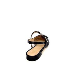 Ivoire0347b Ivoire Ch788 Cuir Noir Ballerines