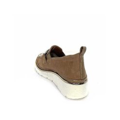 XSA Xsa 9977 Cuir Vernis Daim Beige Mocassins