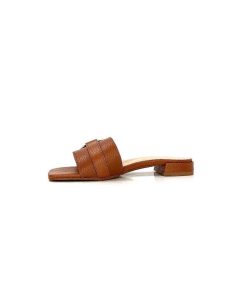 Ivoire0346a Ivoire 22682 Cuir Marron Mules