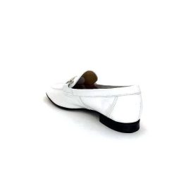 Ivoire0236a Ivoire 54564Dl Cuir Blanc Mocassins