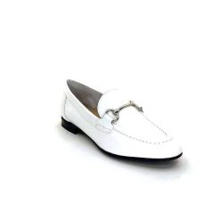 Ivoire0236a Ivoire 54564Dl Cuir Blanc Mocassins