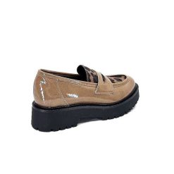 Ivoire0130a Ivoire 1M4883 Cuir Vernis Marron Mocassins