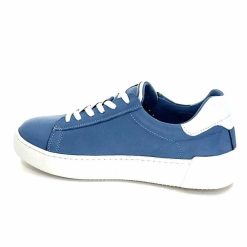 ivoire422 Ivoire 278 Cuir Bleu Baskets