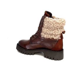 Ivoire0460a Ivoire Viyan Cuir Marron Bottines