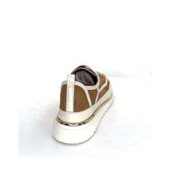 XSA Xsa 9951 Cuir Daim Beige Marron Baskets