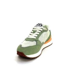 No Name No Name Tova Runner W Daim Vert Textile Vert Blanc Orange Baskets