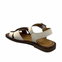 Ivoire0401a Ivoire 500.4314 Cuir Creme Sandales