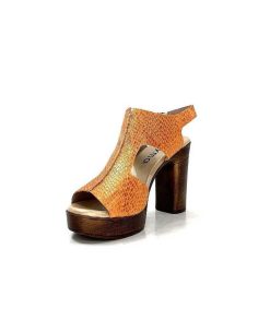 Myma Myma 6580/01 Cuir Metal Orange Sandales